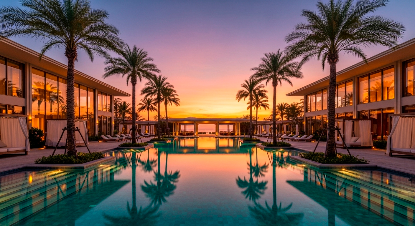 Hotel de luxo com serviço de gelo premium usando máquina EGC Água Pura